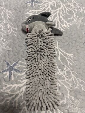 Norwex Plush Grey Shark Microfiber Duster - Home Accents